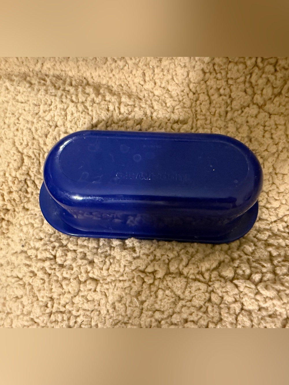 Tupperware Butter Dish single 7”L X 3”W. 5.5” L X 2.5”W where the butter goes